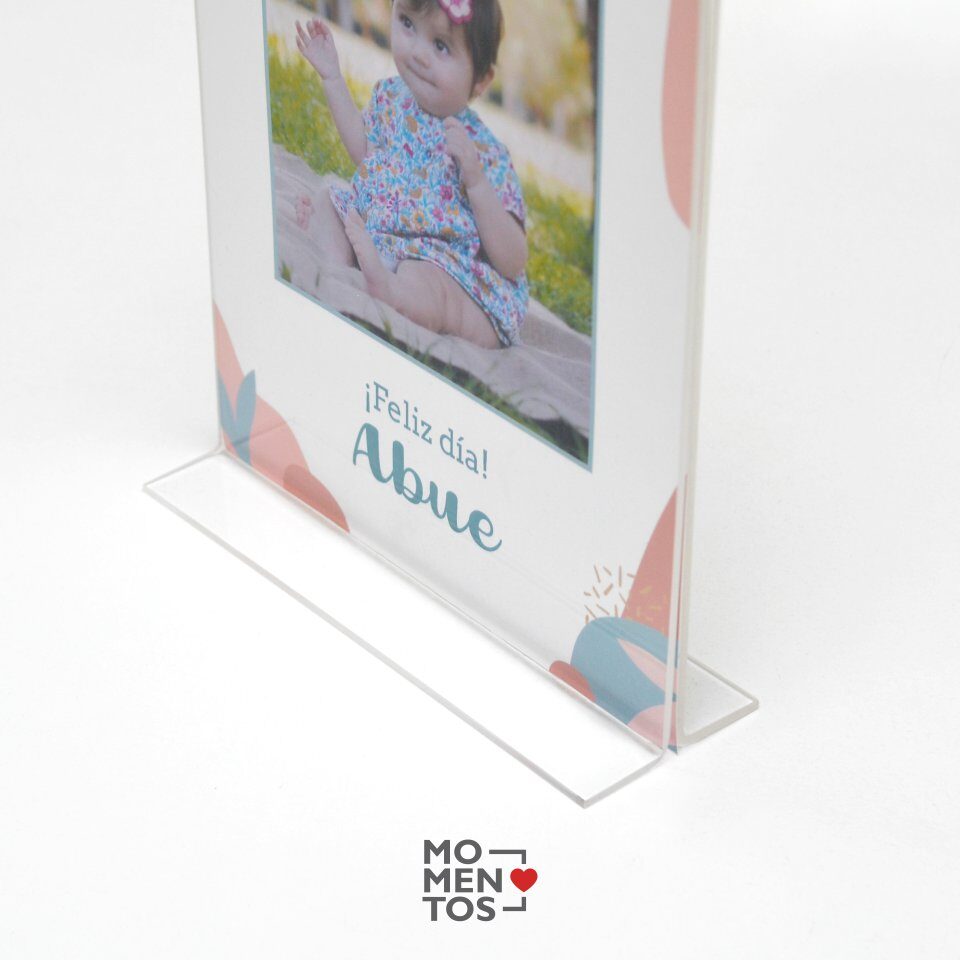 Portarretrato de acrílico con fotos