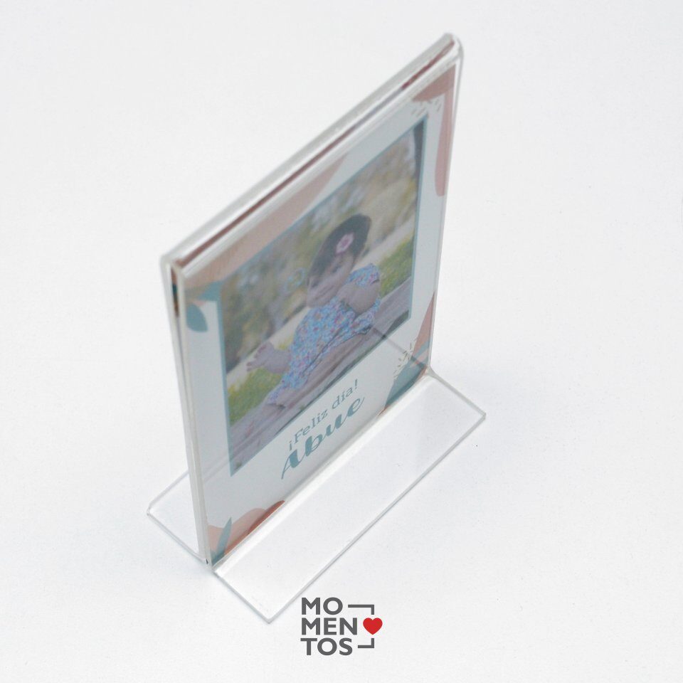 Portarretrato de acrílico con fotos