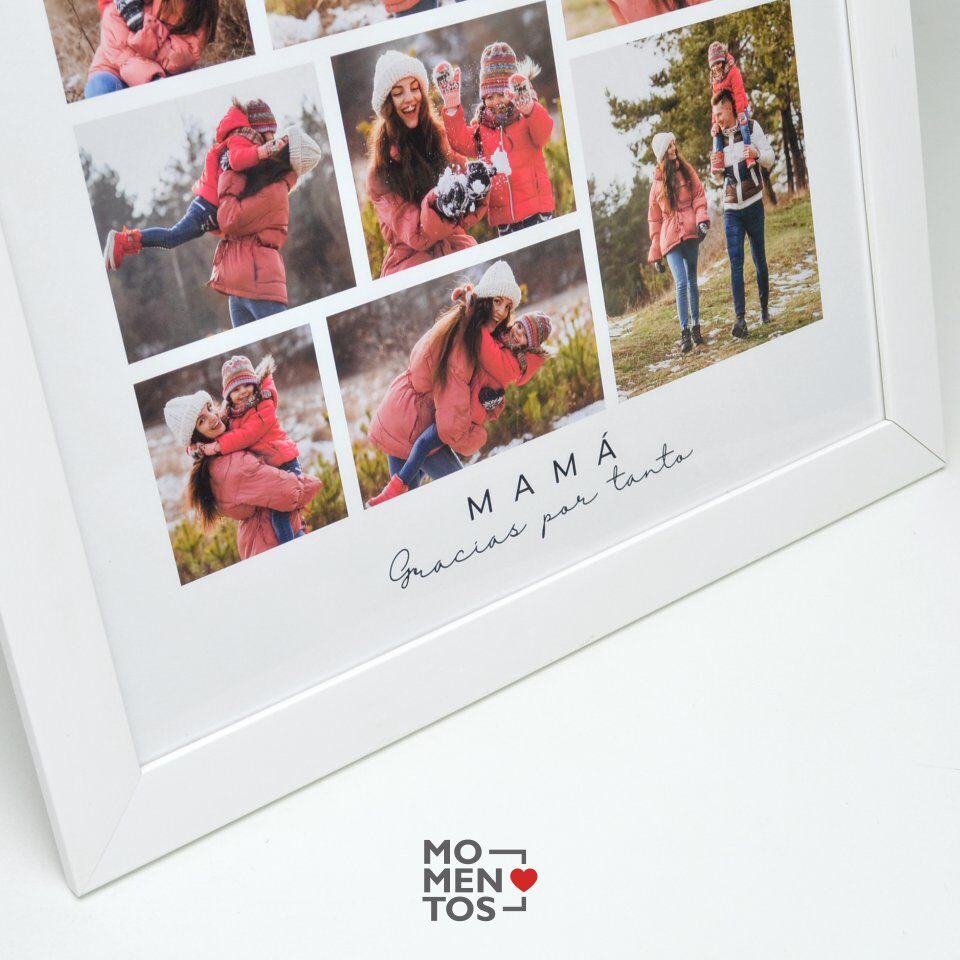 Cuadro 40x60 cm collage 14 fotos