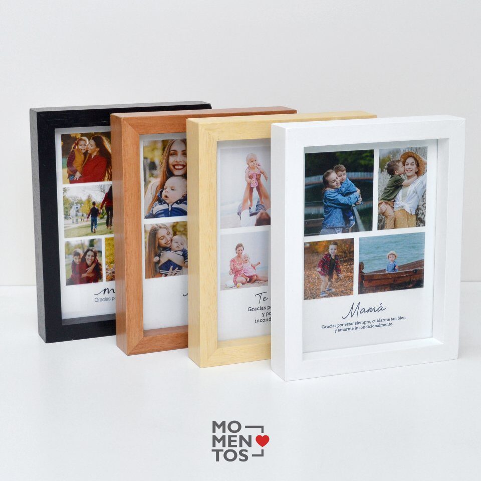 Cuadro 15x20 collage con fotos y frase