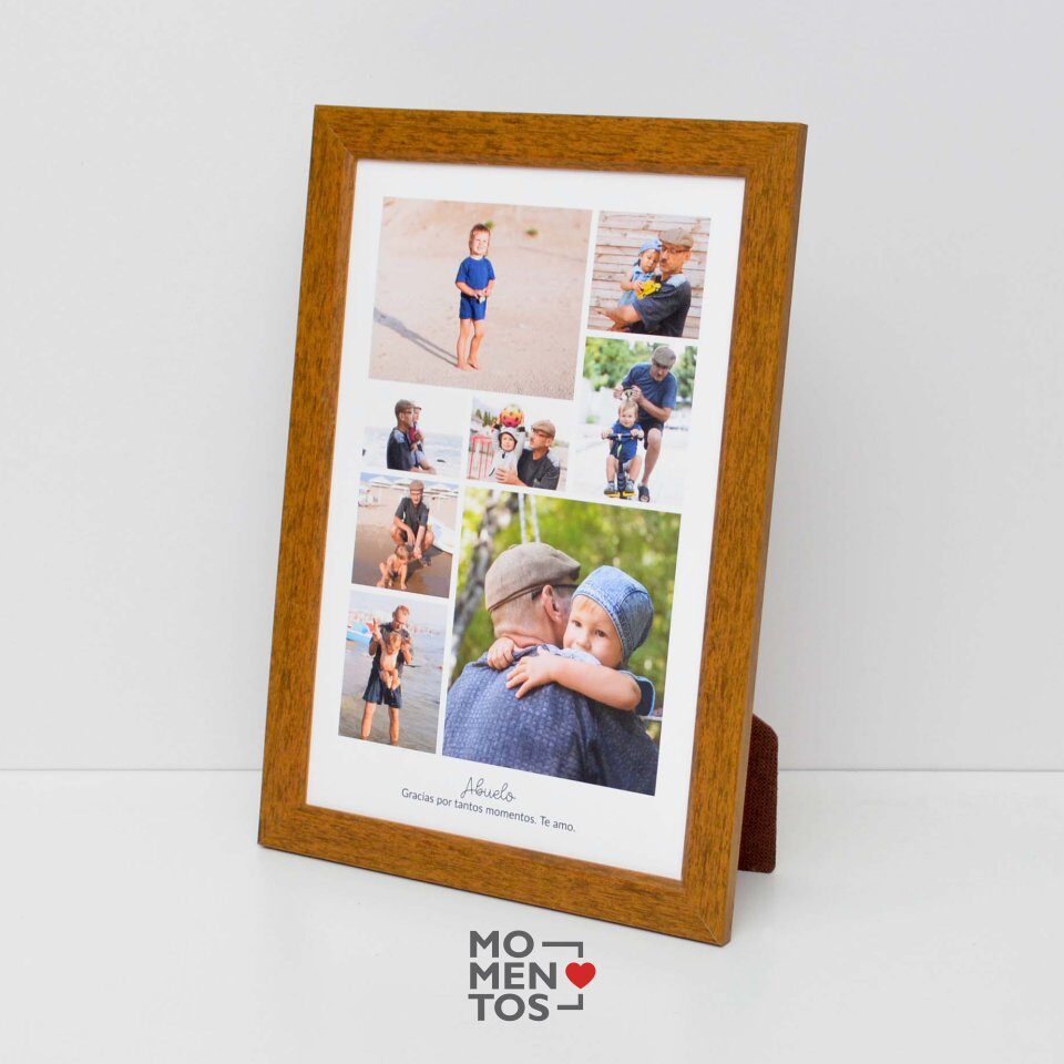 Cuadro 20x30 cm collage 7 fotos