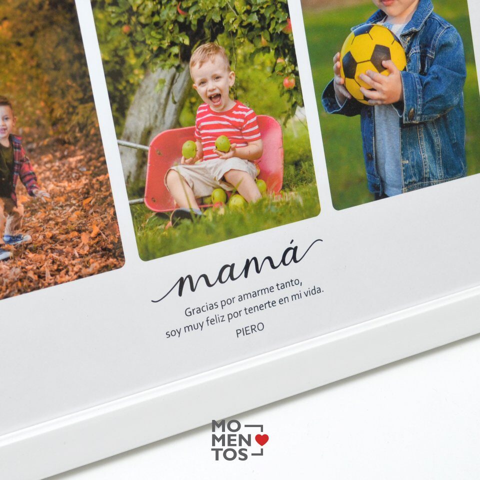 Cuadro 20x30 cm collage 3 fotos