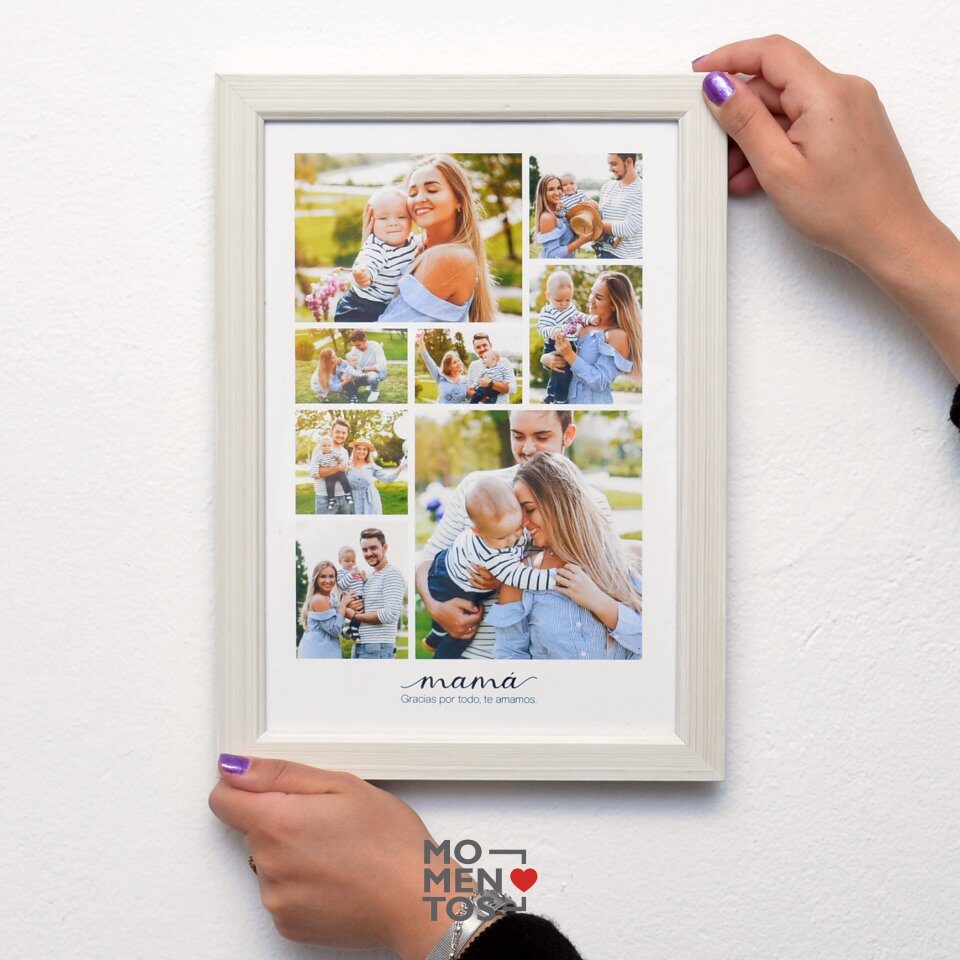 Cuadro 20x30 cm collage 7 fotos