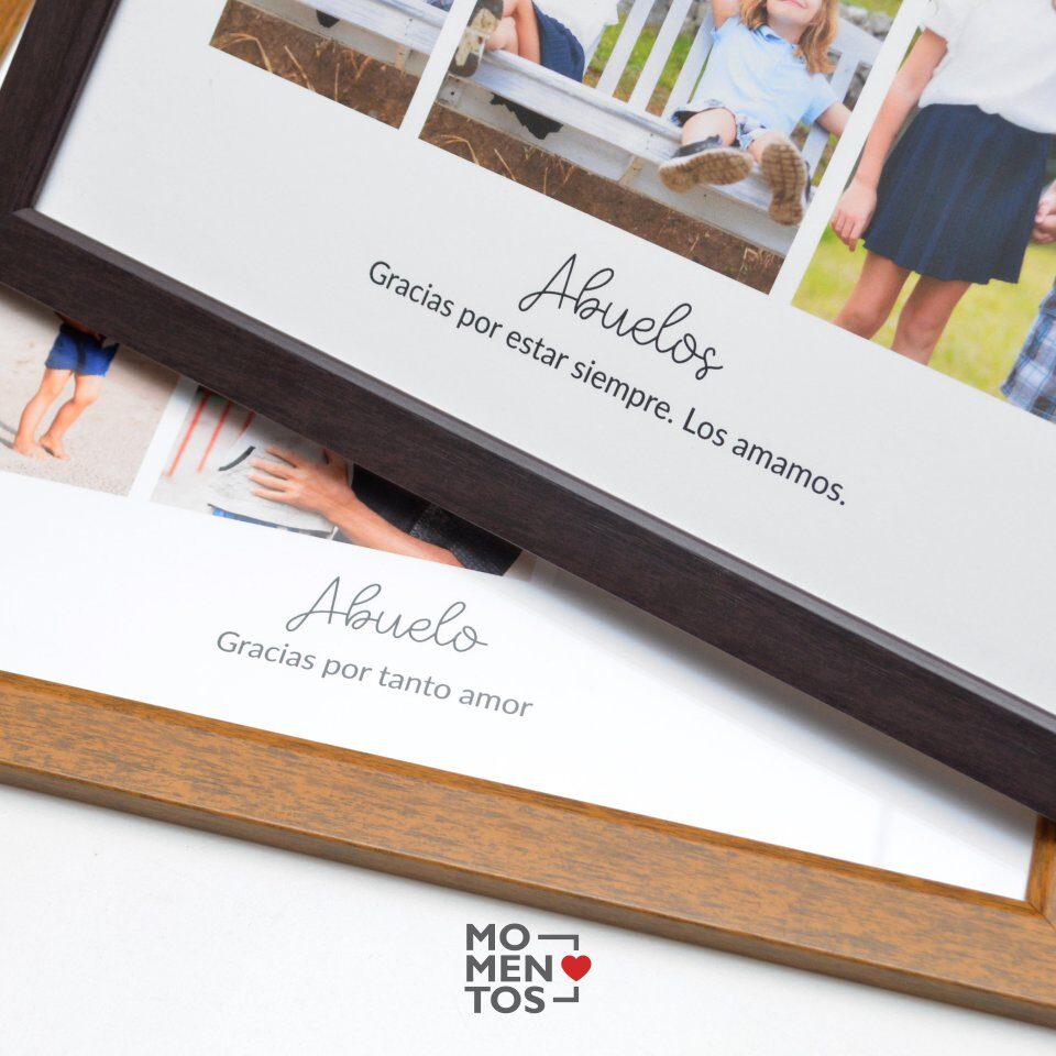 Cuadro 30x30 cm collage 7 fotos