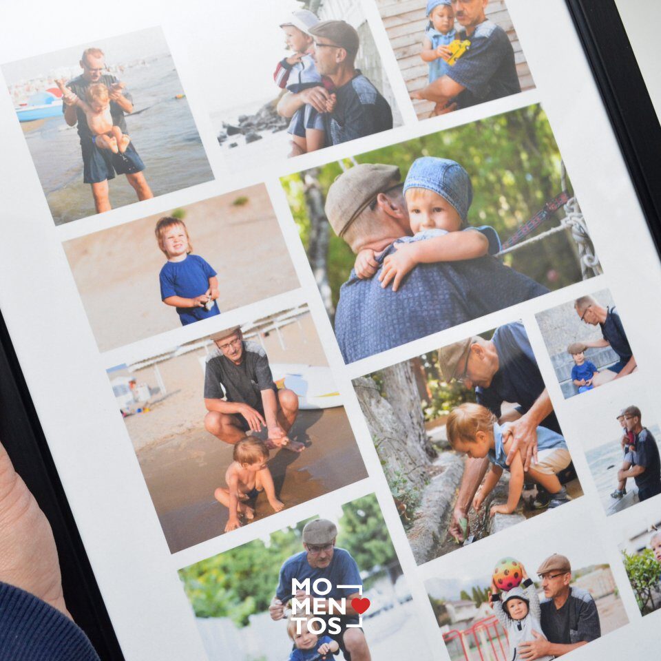 Cuadro 30x40 cm collage 12 fotos