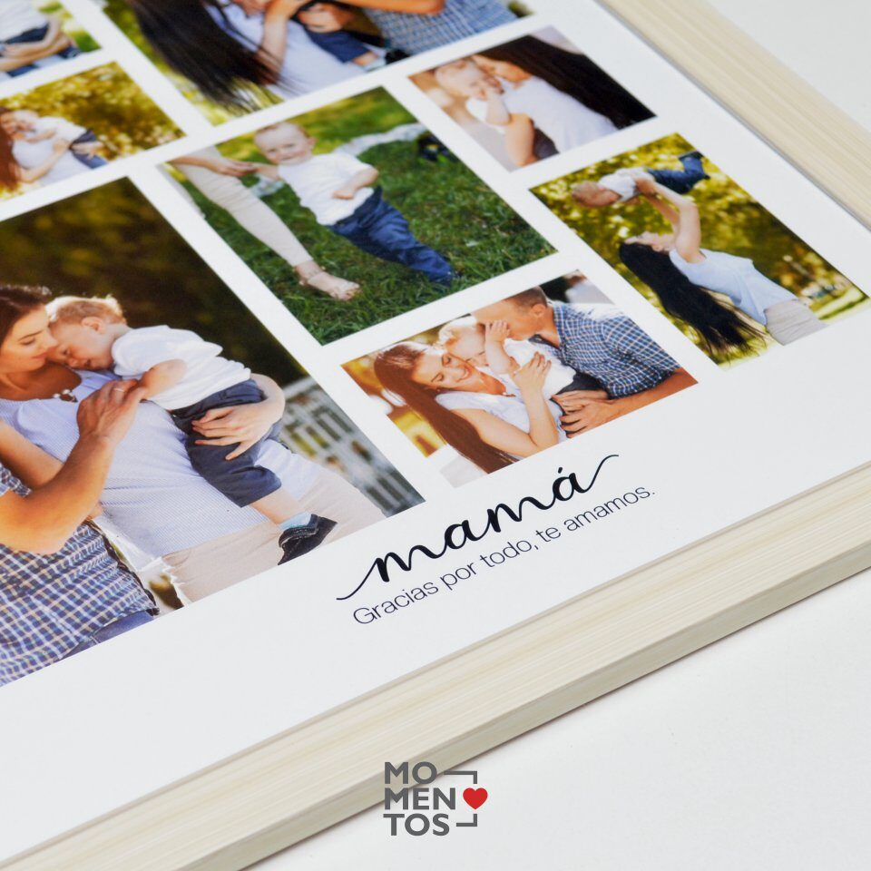 Cuadro 30x40 cm collage 12 fotos