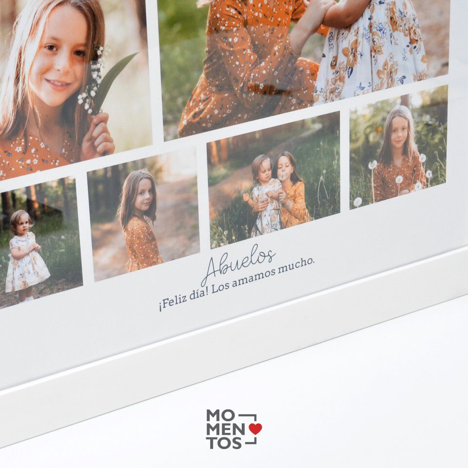 Cuadro 40x60 cm collage 14 fotos