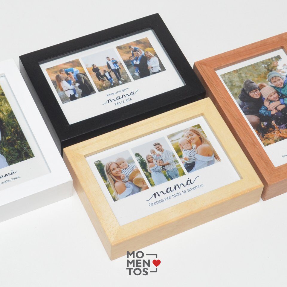 Cuadro 10x15 collage con fotos y frase