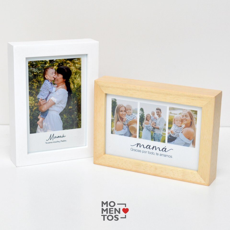 Cuadro 10x15 collage con fotos y frase