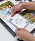 Cuadro con palillos, fotos y frase - Image 5