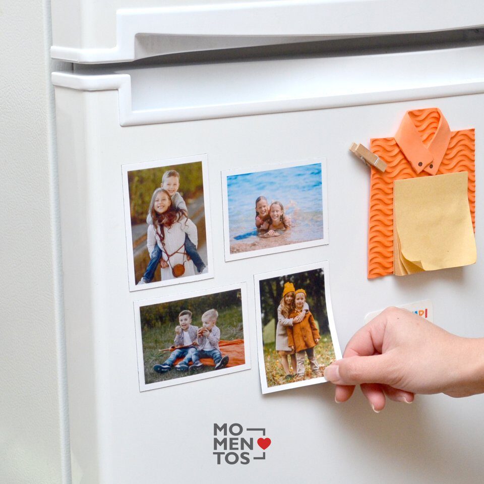 4 Fotos kodak con imán en sobre